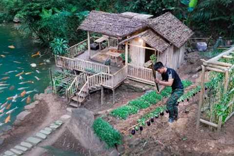 Building vegetable gardens and fish ponds in the forest – Self-sufficient life begins