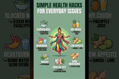 HEALTH HACKS FOR COMMON HEALTH ISSUES #healthhacks #wellnesstips #selfcareguide