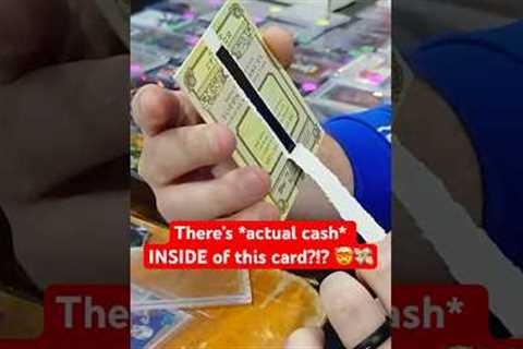 ACTUAL CASH inside of a TRADING CARD?!? 🤔👀