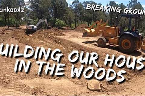 We Are Building a House in the Woods | Preparing Raw Land for a Foundation
