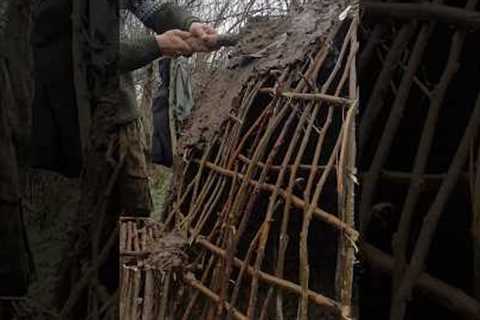 I Built My Own Survival Shelter in the Wild | Mastering Bushcraft Skills