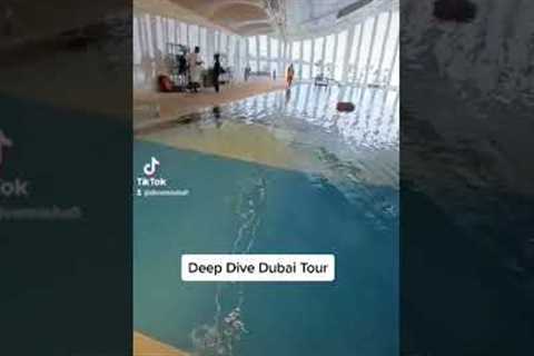 Tour in Deep Dive Dubai #deepdivedubai #scubadiving #shorts