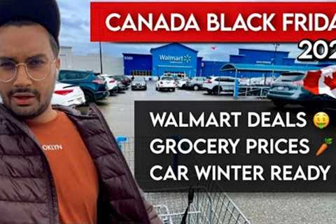 🇨🇦 Canada Black Friday 2025 Vlog - Walmart Deals, Groceries &amp; Car Winter Ready 🥶