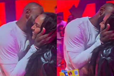 LeBron James' Reaction When His Mom Surprised Him before Game vs Dallas Mavericks - Lovely Moments