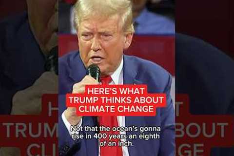What Trump thinks about climate change