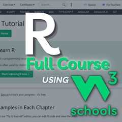 W3Schools R Programming Tutorial for Absolute Beginners (Part-3) | R Programming using W3Schools