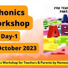 Free 5-day Phonics Workshop For Teachers and Parents/ Day 1