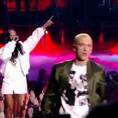 BadBoy RDW8 Presents: Eminem and Rihanna performing The Monster LIVE