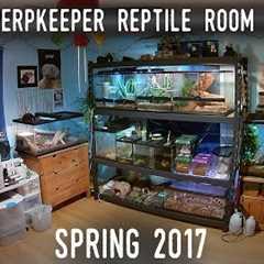 Reptile Room Tour Spring 2017 | FINALLY Back With 24 SPECIES!