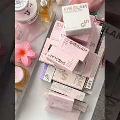 let’s unbox my pink @sheglam_official  mega haul 💗 #sheglam #m akeup #preppy #shorts #SHEGLAMhaul