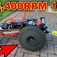 OverVolted 12s Traxxas Funco - Do NOT do this to your RC Car (it exploded)