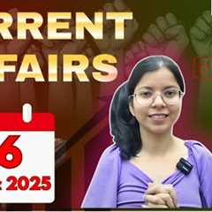 6 Dec,  2025 |Current Affairs Today | Top MCQs with Static GK & Revision by GKTODAY 🎯