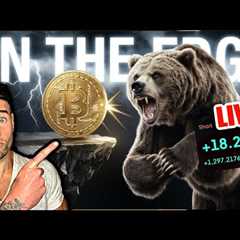 RIGHT ON THE EDGE!!! BITCOIN & ETH XRP ! (Live Bitcoin Crypto Trading & Analysis)