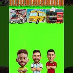 Did Neymar Messi Ronaldo choose the wrong toys? #cartoon #short #viral #ধাধা