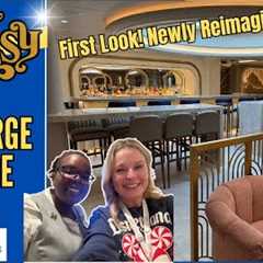Fantasy NEW REIMAGINED Concierge Lounge Tour Dec | Hercules Themed | Merrytime | Disney Cruise Line