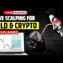 Live GOLD and CRYPTO Scalping Trading | DAY 159 #goldtrading #cryptotrading #bitcoin