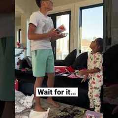 Ungrateful Christmas reaction. #christmasgifts #openinggifts #blackmomsbelike #middlechild