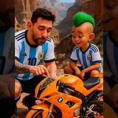 Neymar STOLE the Watermelon Superbike from Messi’s Son?! | What Happens Next Will SHOCK You 😳#messi