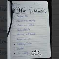 👌🏻 Hobbies for women's✨ #subscribe #motivation #obssessed #hobbies #fyp #viralvideo #trending #fyp