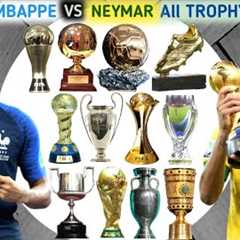 Neymar Jr Vs Kylian Mbappe All Trophies and Awards. Kylian Mbappe Vs Neymar Jr All Awards &..