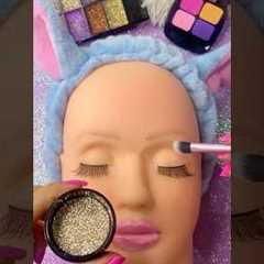 ASMR Satisfying with Unboxing & Review Mannequin Makeup Gold Skincare Sounds Video Fast..