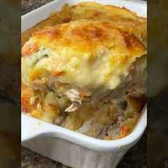 The Viral Chicken Cobbler from @yourbarefootneighbor ! #recipe #chickenrecipe #dog #yum