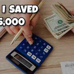 How I Saved $15,000 Without Leaving My House