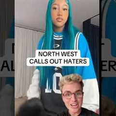 North West claps back at haters! #kimandnorth #northwest #kimkardashian #thekardashians #shorts