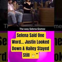 Selena Spoke Just One Word… Justin Dropped His Gaze, Hailey Froze 😳”