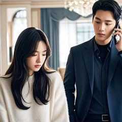 He talks to his lover before deaf wife,unaware she regained hearing;after she leaves, he breaks down