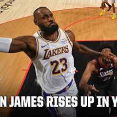 LEBRON JAMES THROWS DOWN THE HAMMER IN YEAR 23 💥