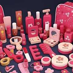 ASMR Unboxing My BIG Pink Makeup & Purse Collection💖✨(Satisfying Taps & Whispers!)