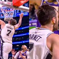 LeBron James’ INSANE Poster Dunk on Luke Kornet…Then Screams in His Face! 😳🔥