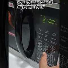 How to bake cake in Microwave Oven at home