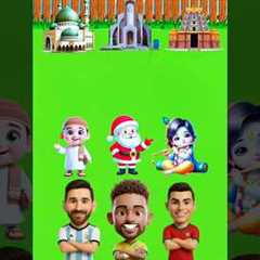 Did Messi Neymar Ronaldo choose the wrong Home? #cartoon #shorts #viral #ধাধা