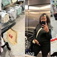 Baby shopping haul | introvert pregnant wife| nest with me | newborn essentials haul |