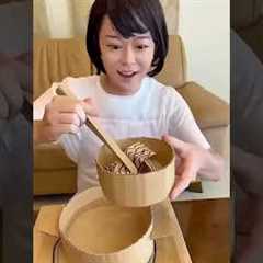 Building Wooden Log Cabin in Forest 🌲🎈 | Survival House Step by Step9 #shorts