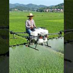 Farmer Using Advanced Drone Technology in Fields 🚁🌾