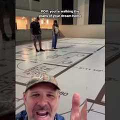 LITERALLY Walk your floor plans?  #contractor #tools #construction