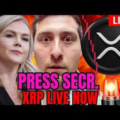 XRP TRUMP PRESS LIVE!🔴CRYPTO DUMPS AGAIN