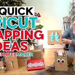 10 Quick DIY Cricut Gift Wrapping Ideas | Bags, Tags, Bows, And More!