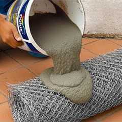 Pour Cement into Iron Mesh and see what most people don't even imagine happens! Creation Tips