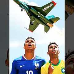 ✈️Ronaldo and Messi were mocked by Neymar and Mbappe #ronaldo #messi #ai #shorts #football #soccer