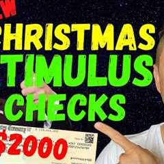 NEW Christmas Stimulus Checks Going Out Now! Low Income, Social Security & More