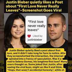 Justin Bieber Quietly Likes “First Love” Post 😳 | Fans Instantly Link It to Selena Gomez