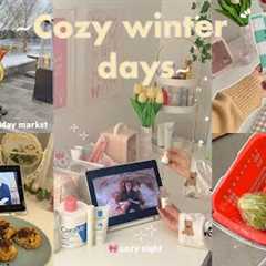 Winter vlog 🍪✨ cozy snow days, hauls, grocery, life in Canada, visiting holiday market