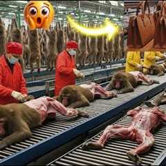 Inside the Monkey-Pattern Leather Factory: Full Process From Raw Material to High-End Luxury Bags