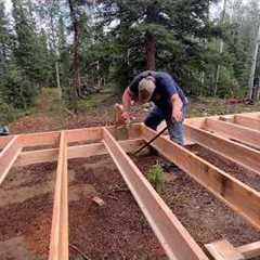 Perfect Off Grid Cabin Foundation....cheap and easy