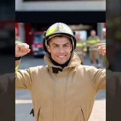 Ronaldo is a Firefighter! 🔥😱