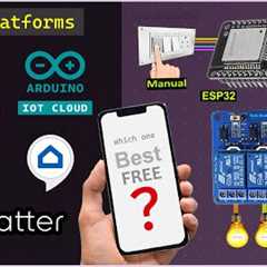 Top 5 Free IoT Platforms for Home Automation compatible with Google Assistant and Amazon Alexa!